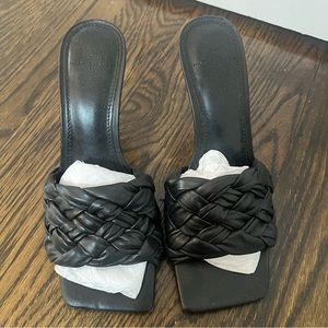 Marc Fisher braided heels